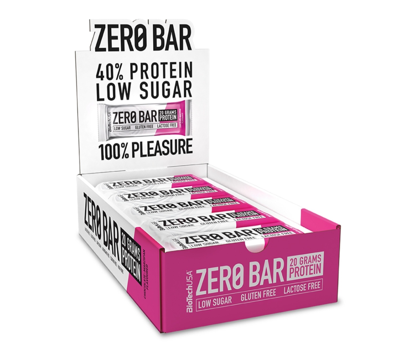 Biotech USA ZERO Protein Bar 50 g - Marzipan