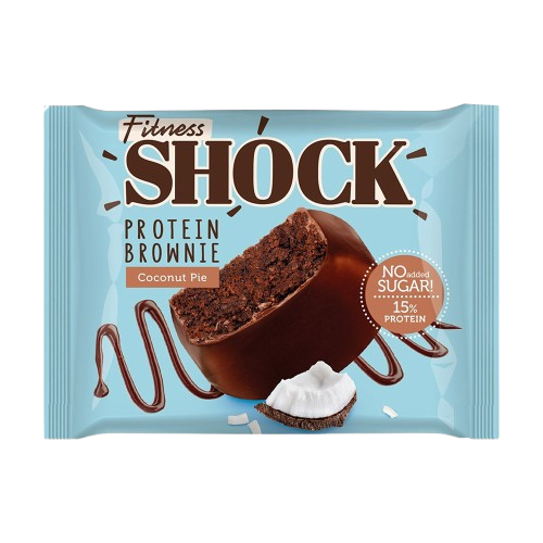 Fitness Shock Protein Brownie 50 g - Кокосовый пирог
