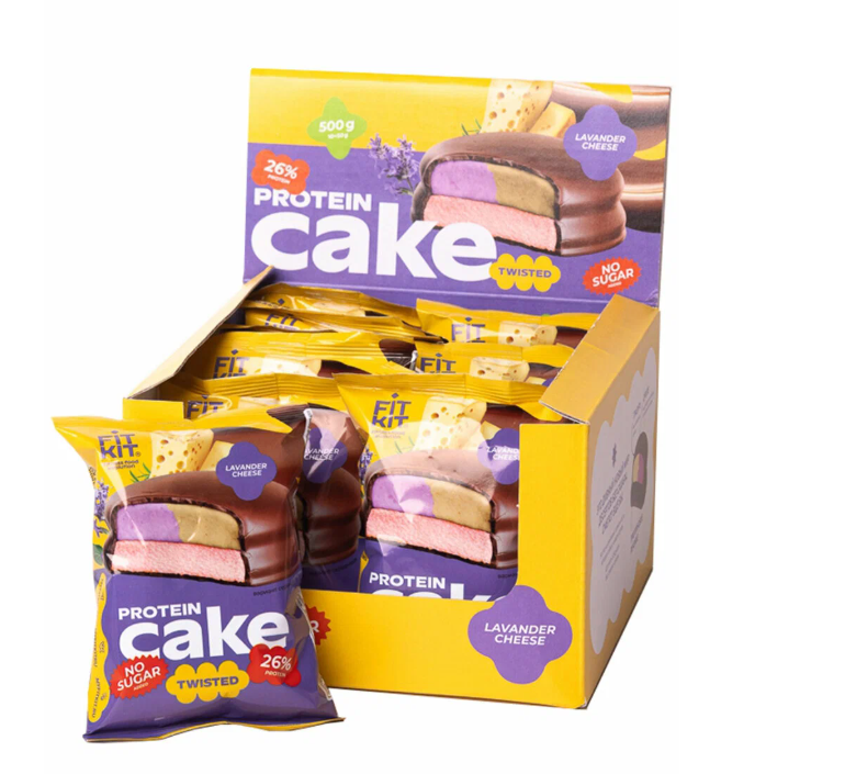 Fit Kit Twisted Protein Cake 50g - Лаванда-сыр