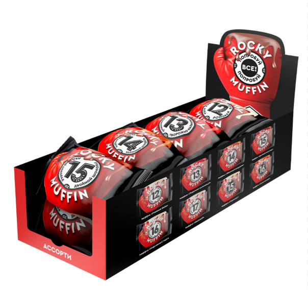 Rocky Muffin 55 g  - Miks assorti