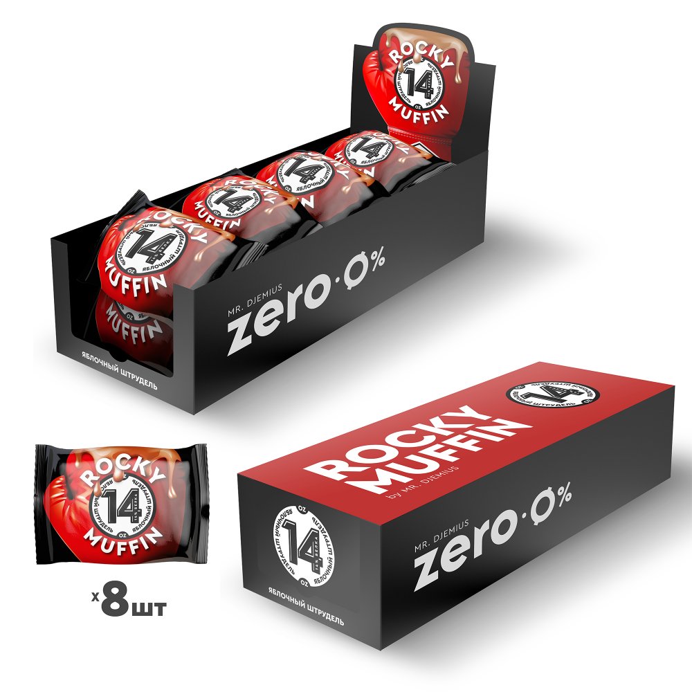 Rocky Muffin  55 g - Яблочный штрудель