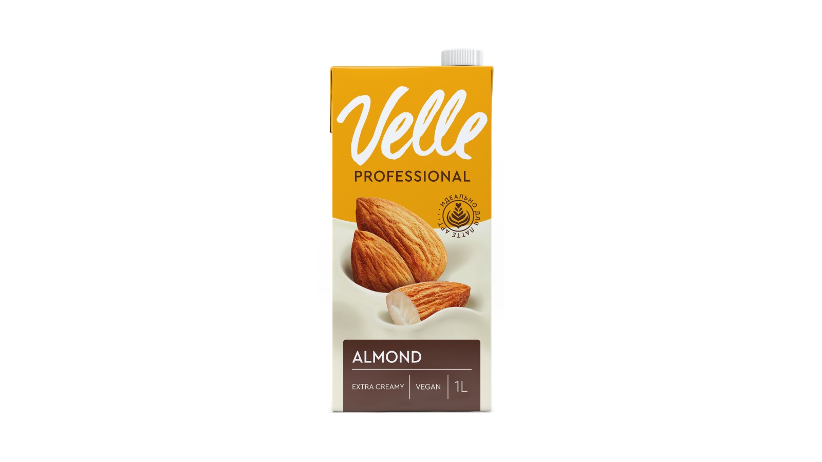 VELLE Растительное Соевое молоко PROFESSIONAL 1 Л - Миндальное