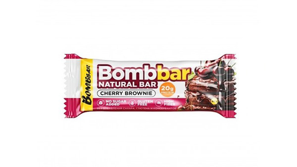 Bombbar Protein Bar 60g - Vişnəli brauni