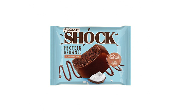 Fitness Shock Protein Brownie 50 g - Кокосовый пирог