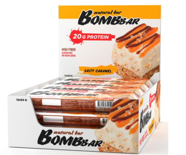 Протеиновый батончик Bombbar - Солёная карамель