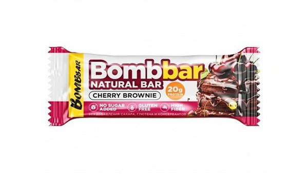 Bombbar Protein Bar 60g - Вишневый брауни