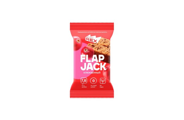 Protein Rex Flapjack 60 g - Клюква