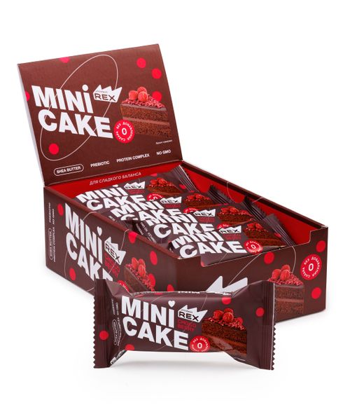 Protein Rex Mini Cake 40 g - Шоколад-Малина