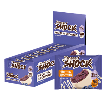 Fitness Shock Protein Brownie 50 g - Qaragilə