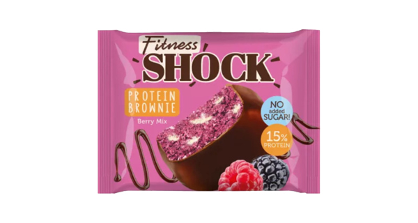 Fitness Shock Protein Brownie 50 g - Ягодный микс