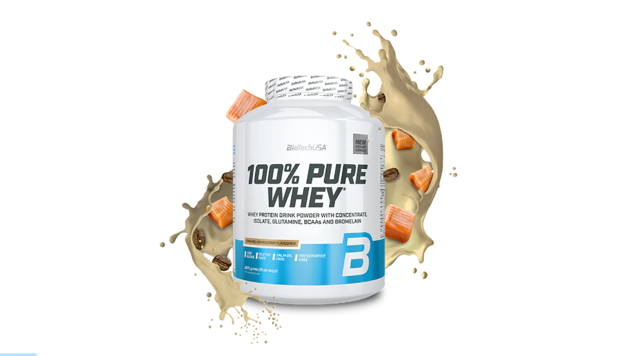 Biotech USA 100% Pure Whey 2270 g - Карамель-Капучино