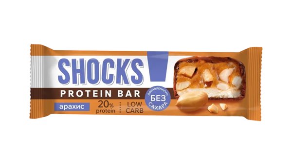 Shocks Protein Bar 50 g - Фундук