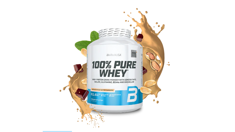 Biotech USA 100% Pure Whey 2270 g - Арахисовая паста