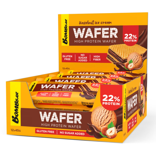 Bombbar Protein Wafer 45g - Ореховый плломбир в шоколаде