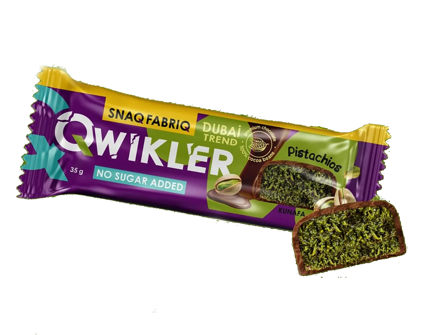 Snaq Fabriq Qwikler  50 g Dubai Trend - Yerfıstığı  və künəfə