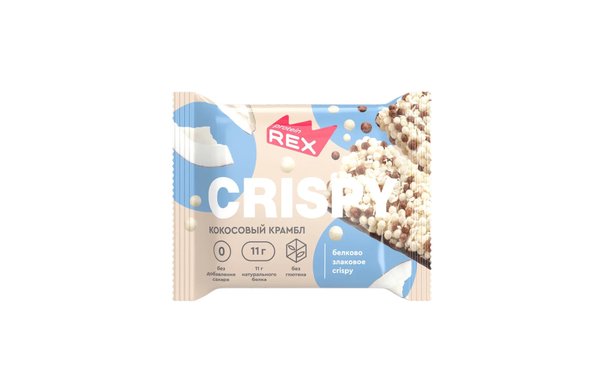 Protein Rex Crispy  55 g - Кокос