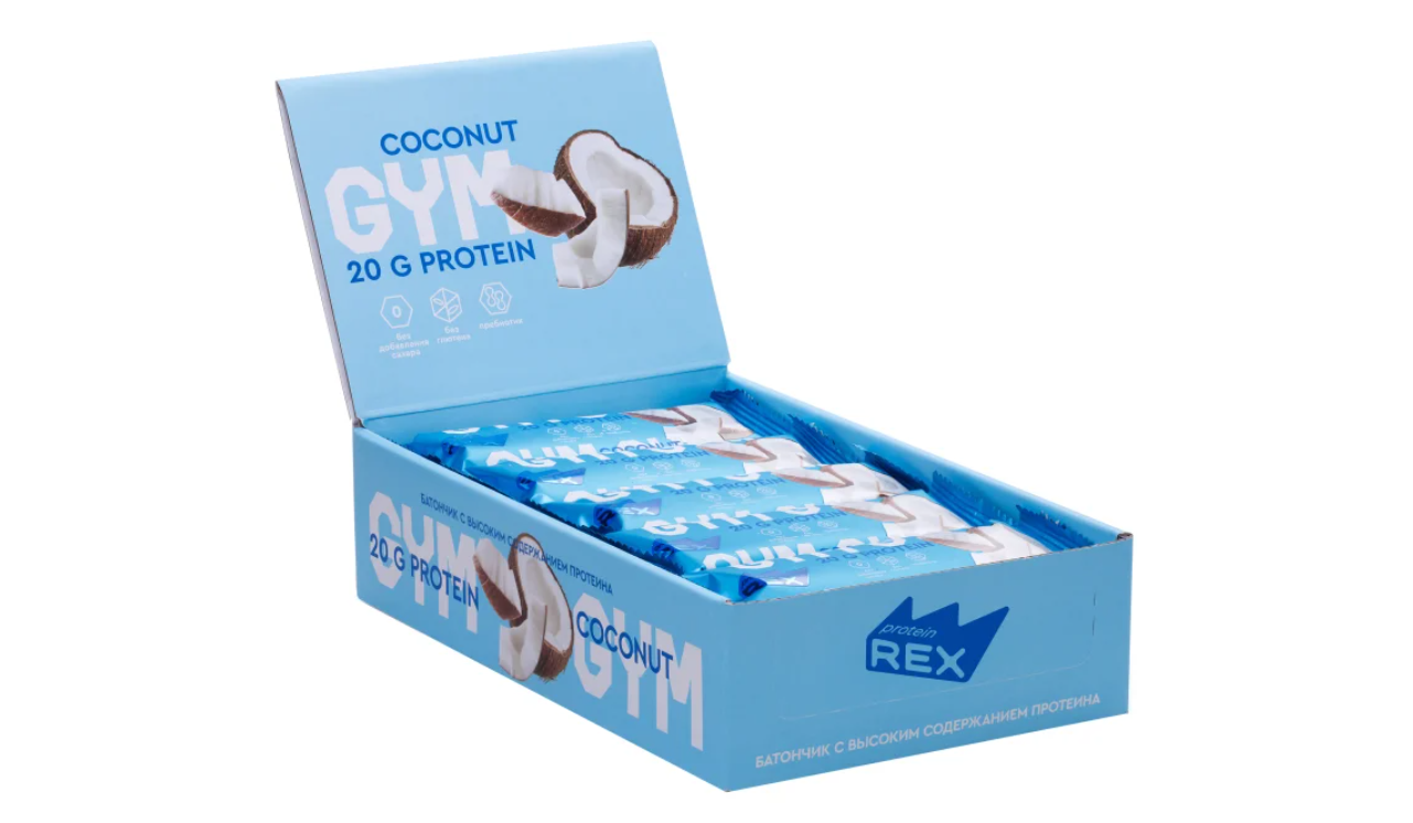 Protein Rex GYM 60  g. - Kokos