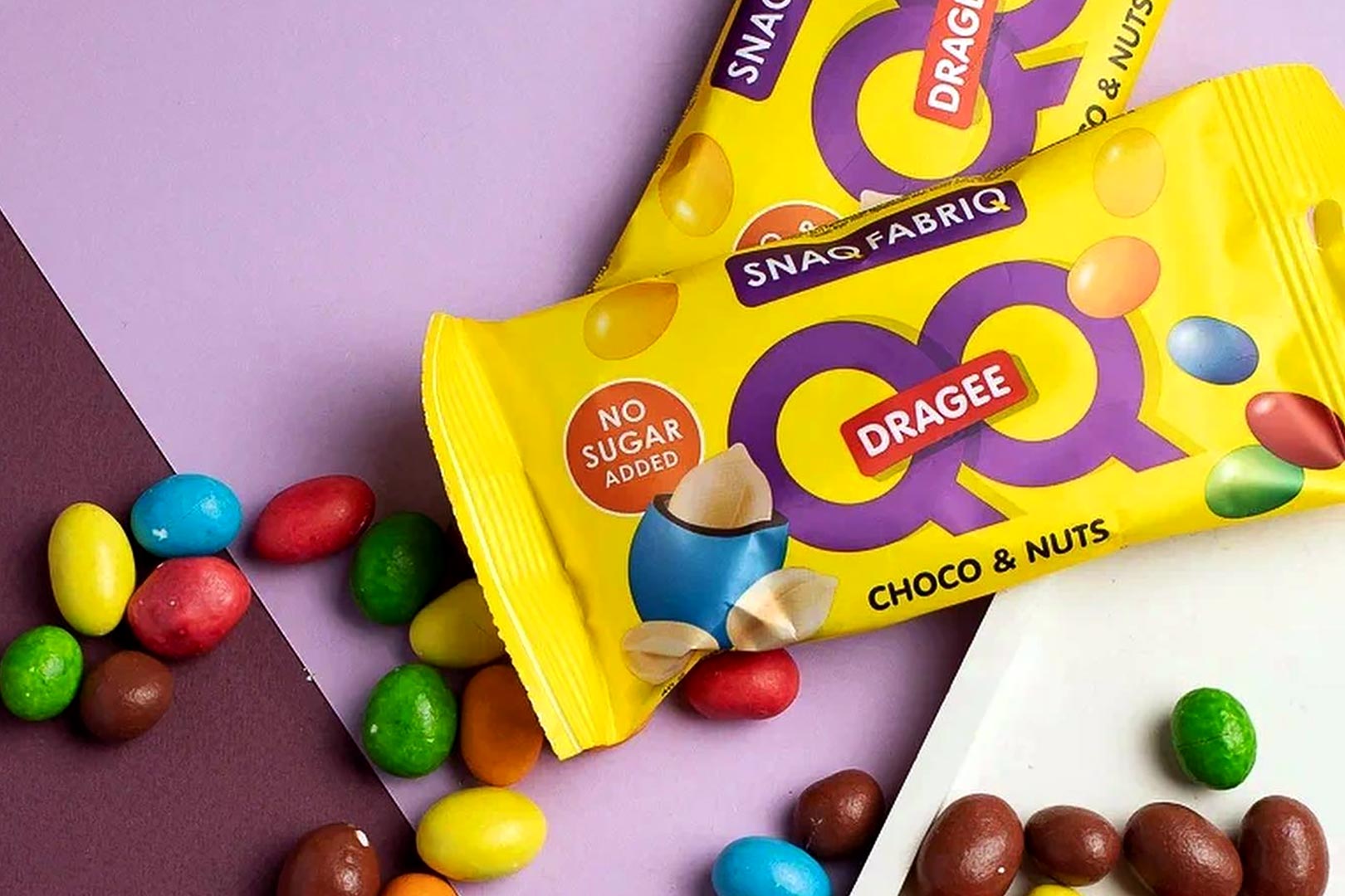 Snaq Fabriq Q&Q Dragee 40g - Şokolad-araxis