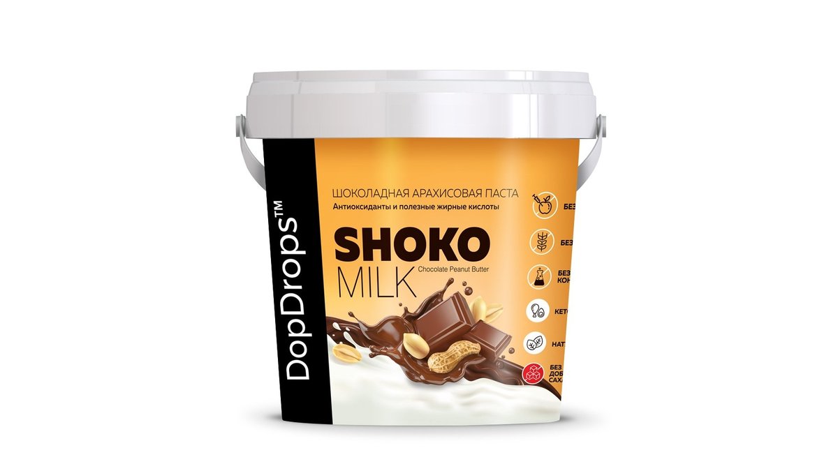 Dopdrops Paste 1000g - Yerfıstığlı südlü şokoladlı