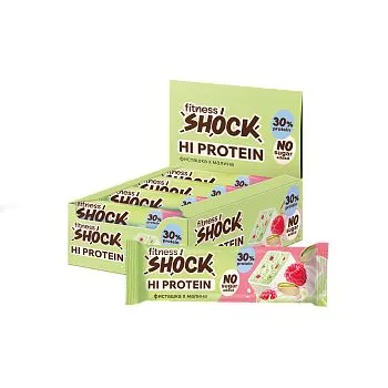Fitness Shock HiProtein Bar with Collagen 40g - Клубничный мохито
