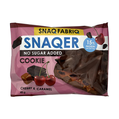 "SNAQER" Печенье 45 г - Вишня-Карамель