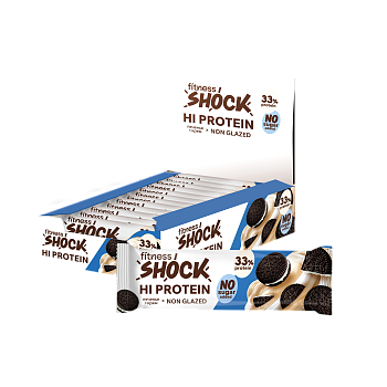 Fitness Shock HiProtein Bar with Collagen 40g - Oreo