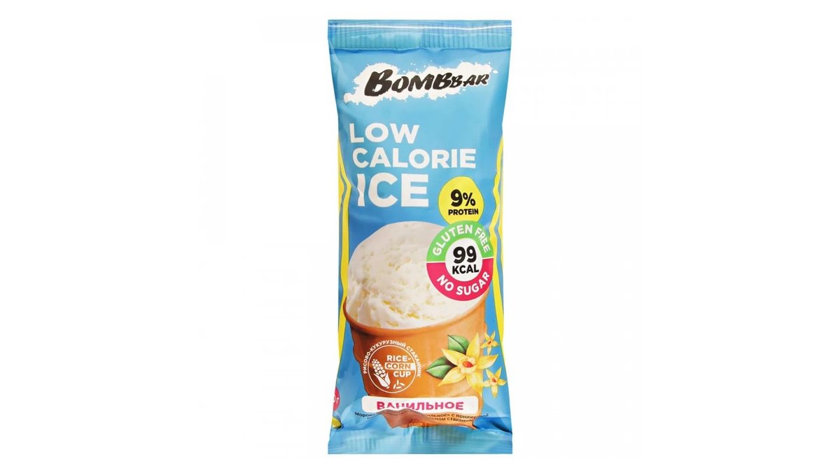 Bombbar Low Sugar Cup Ice Cream - Ваниль