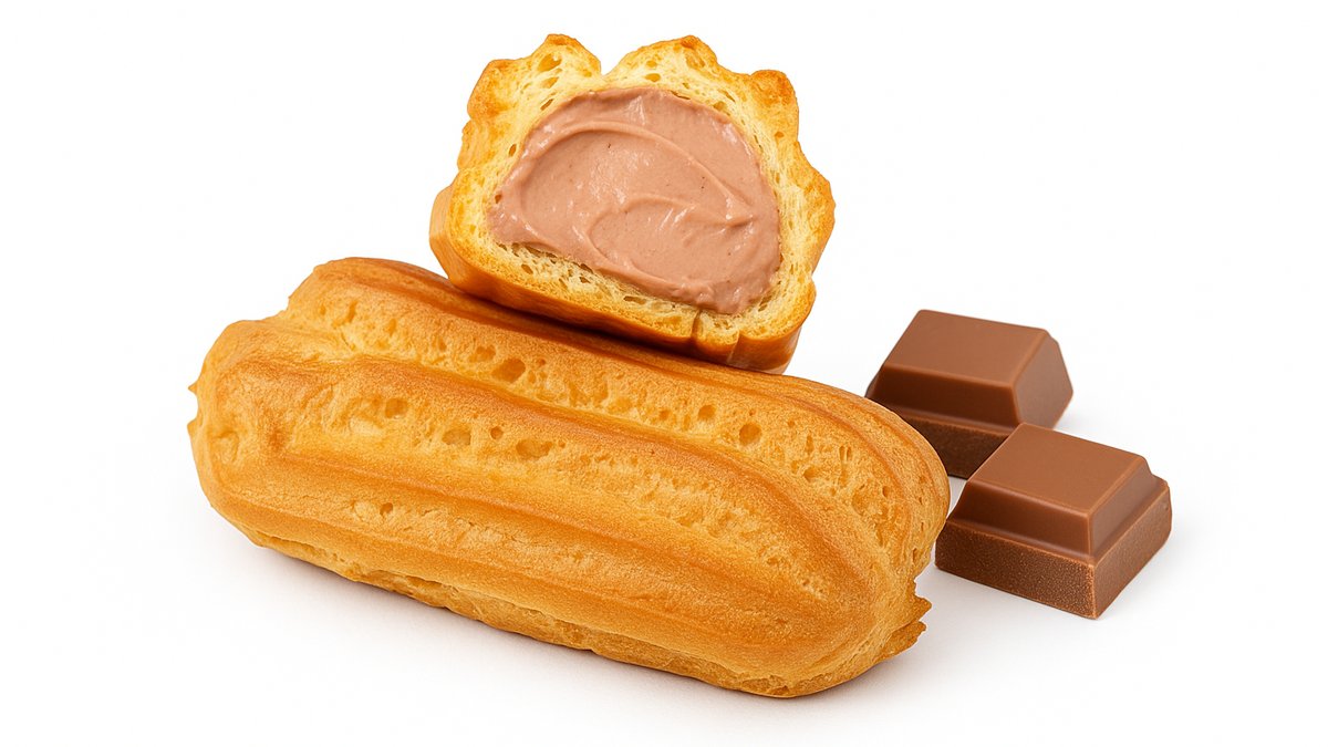 Mini Eclairs with Cottage Cheese Cream Filling 120g - Şokolad