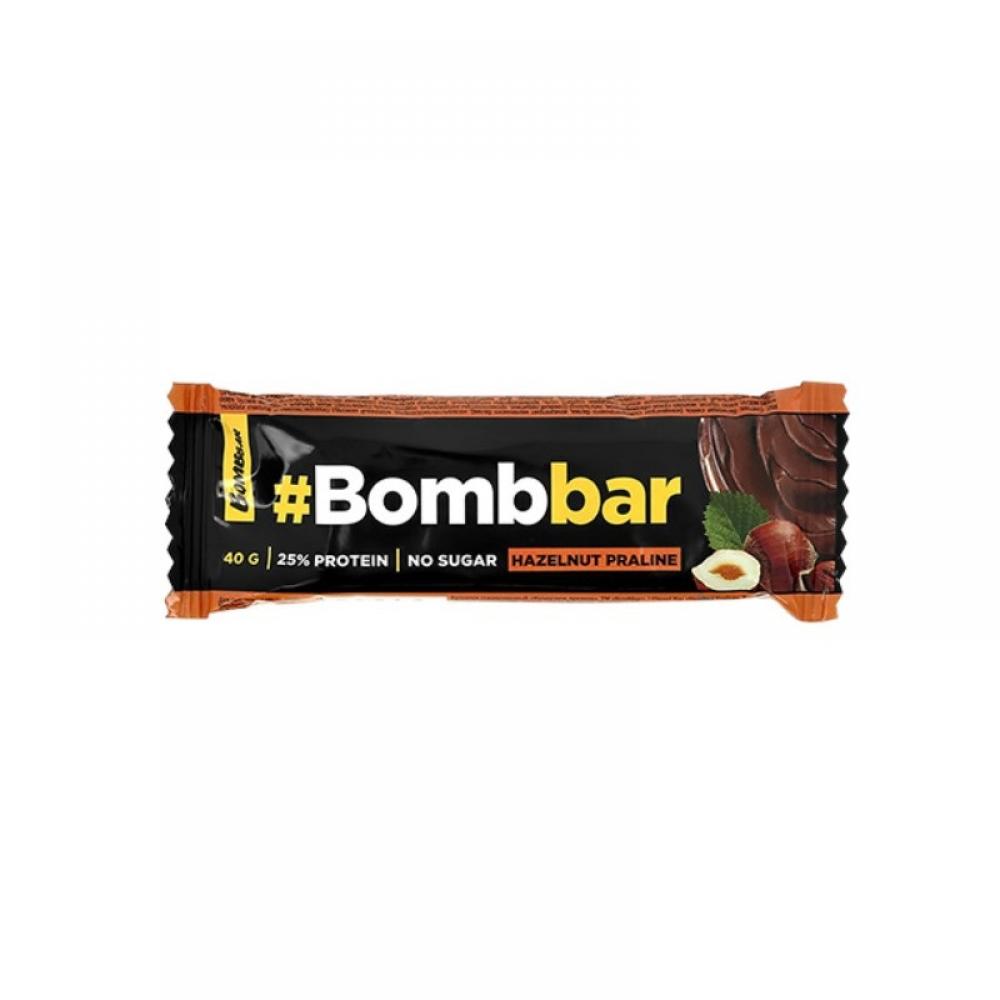 Протеиновый батончик Bombbar в шоколаде 40 гр - Фундук