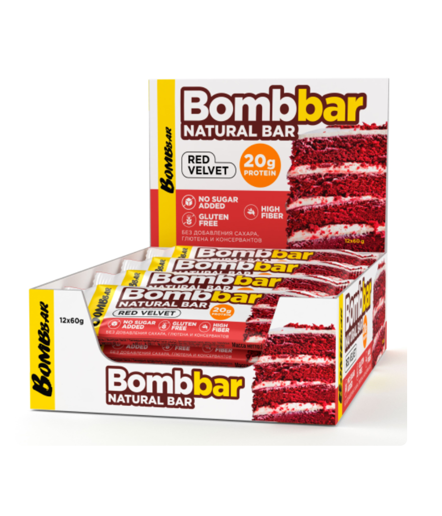 Bombbar Protein Bar 60g - Red Velvet