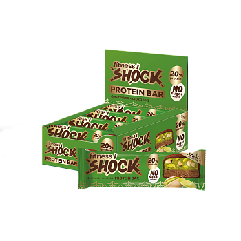 Fitness Shock Protein Bar 50 g - Фисташка и шоколад