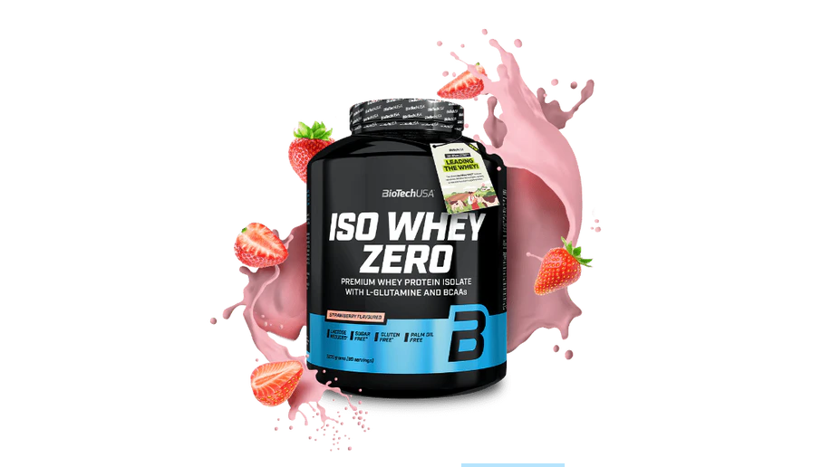 Biotech USA Iso Whey Zero 2270 g - Клубника