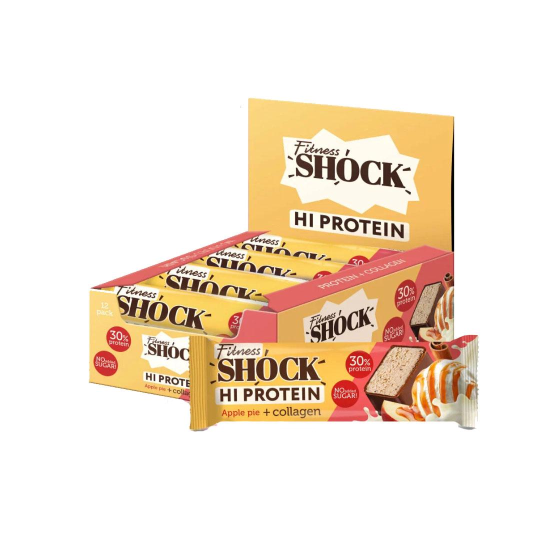 Fitness Shock HiProtein Bar with Collagen 40g - Alma piroqu