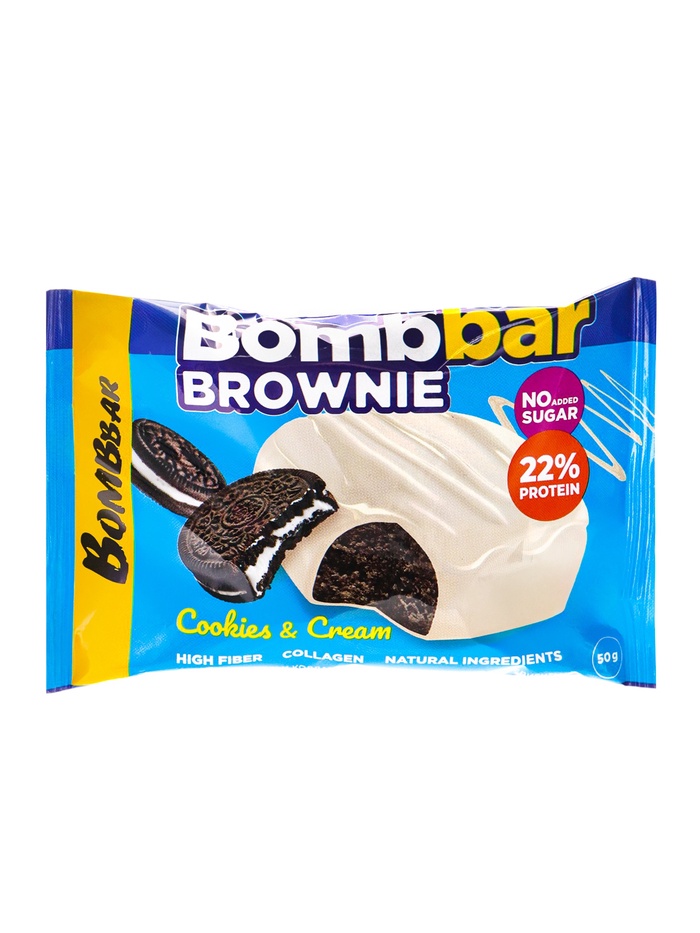 Bombbar Protein Brownie - 50 g - Печенье с кремом