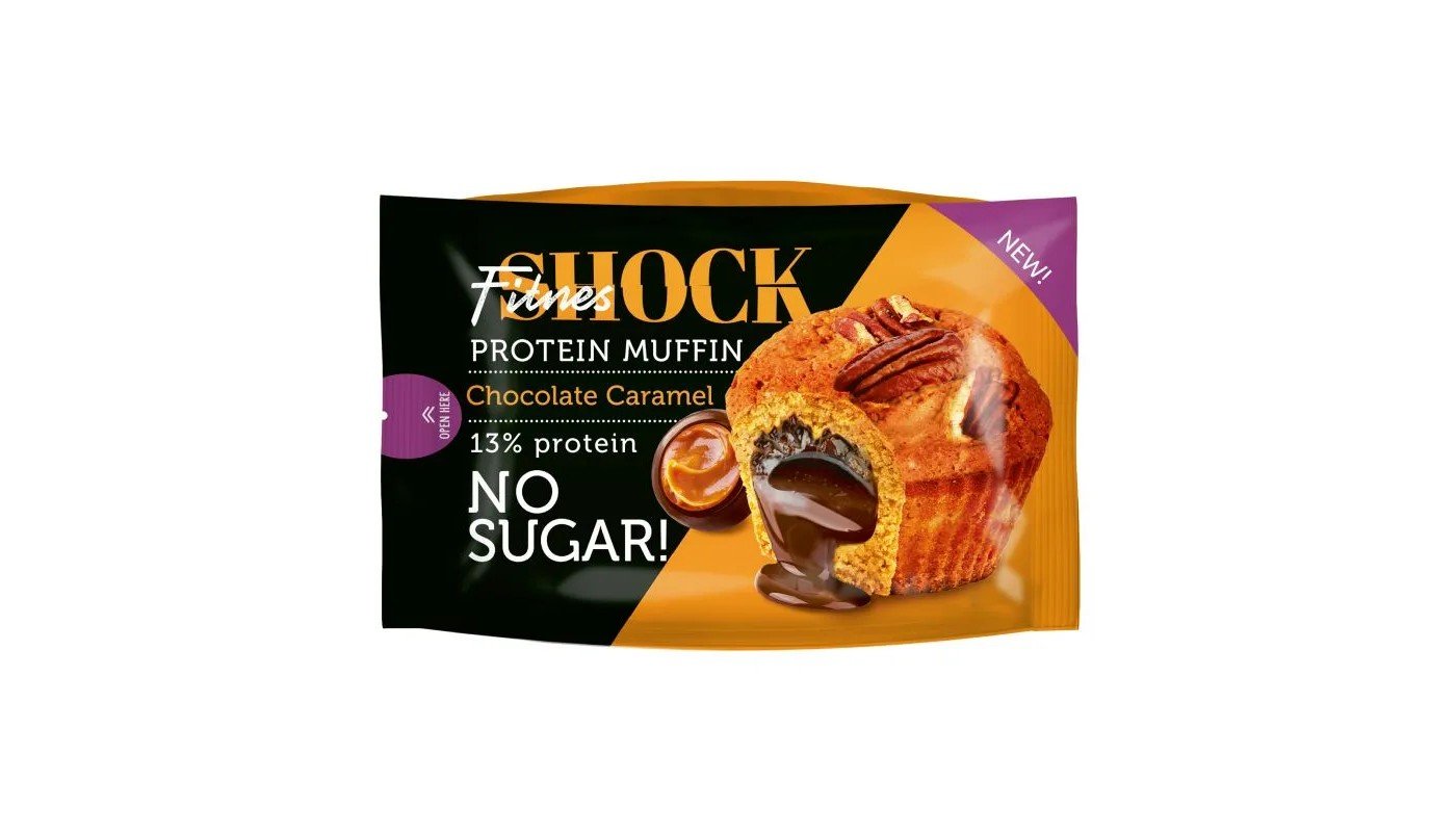Fitness Shock Muffin 50 g  - Шоколадная карамель