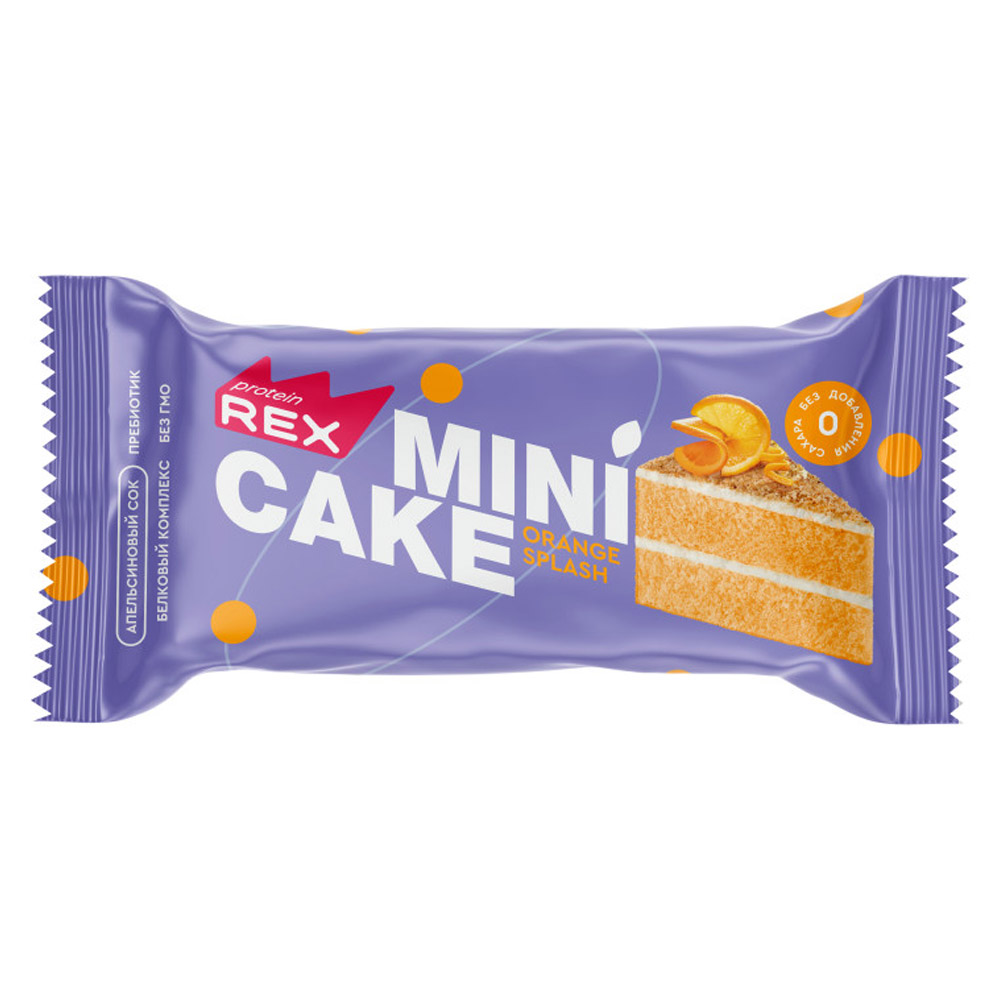 Protein Rex Mini Cake 40 g - Апельсин