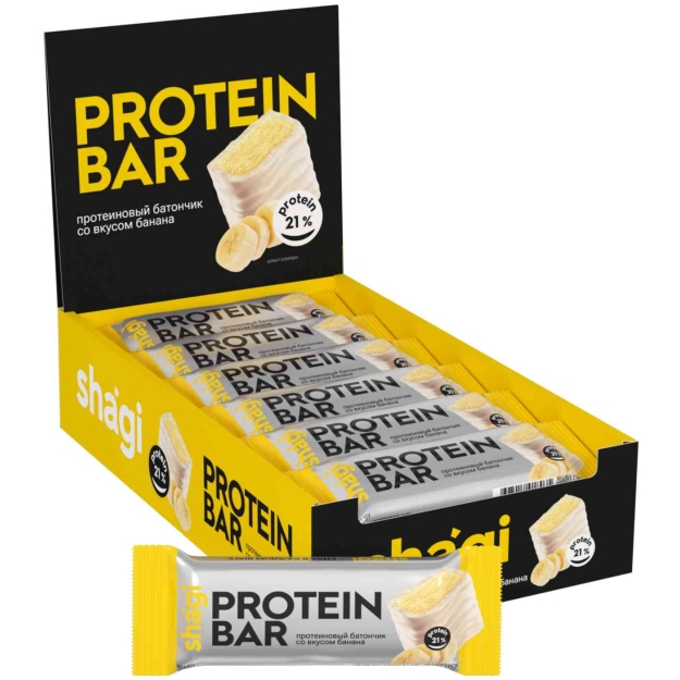  Protein Rex Shagi Protein Bar 40 g  - Банан