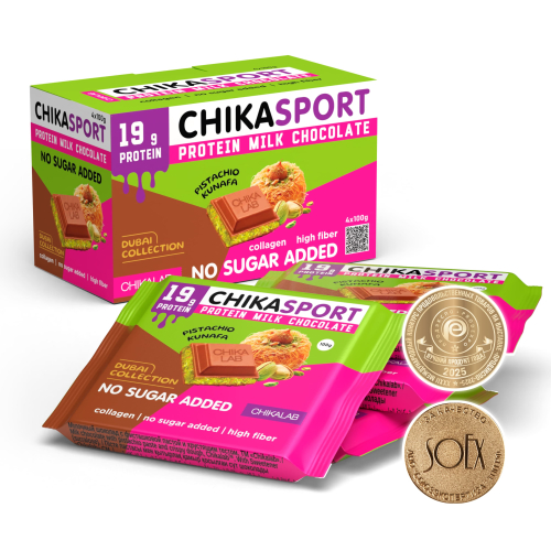 Chika Sport Протеиновый шоколад без сахара 100 гр - Дубайский Шоколад
