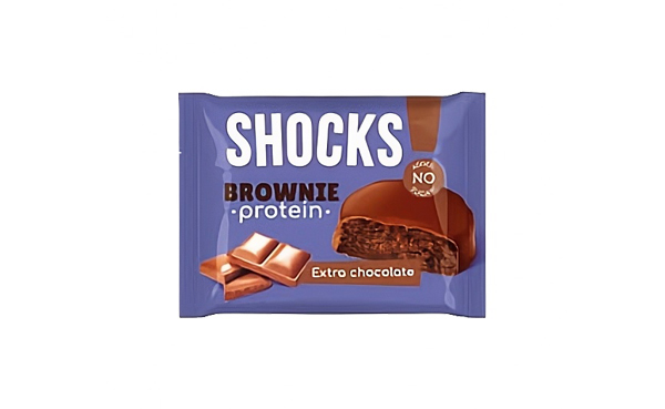 Fitness Shock Protein Brownie 50 g - Шоколадный брауни