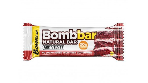 Bombbar Protein Bar 60g - Красный бархат