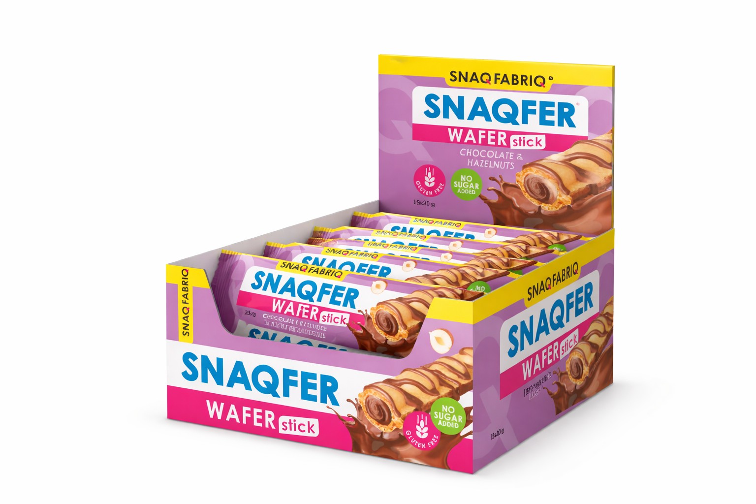 Snaq Fabriq Snaqfer 20g - Şokolad-qozlu içliklə