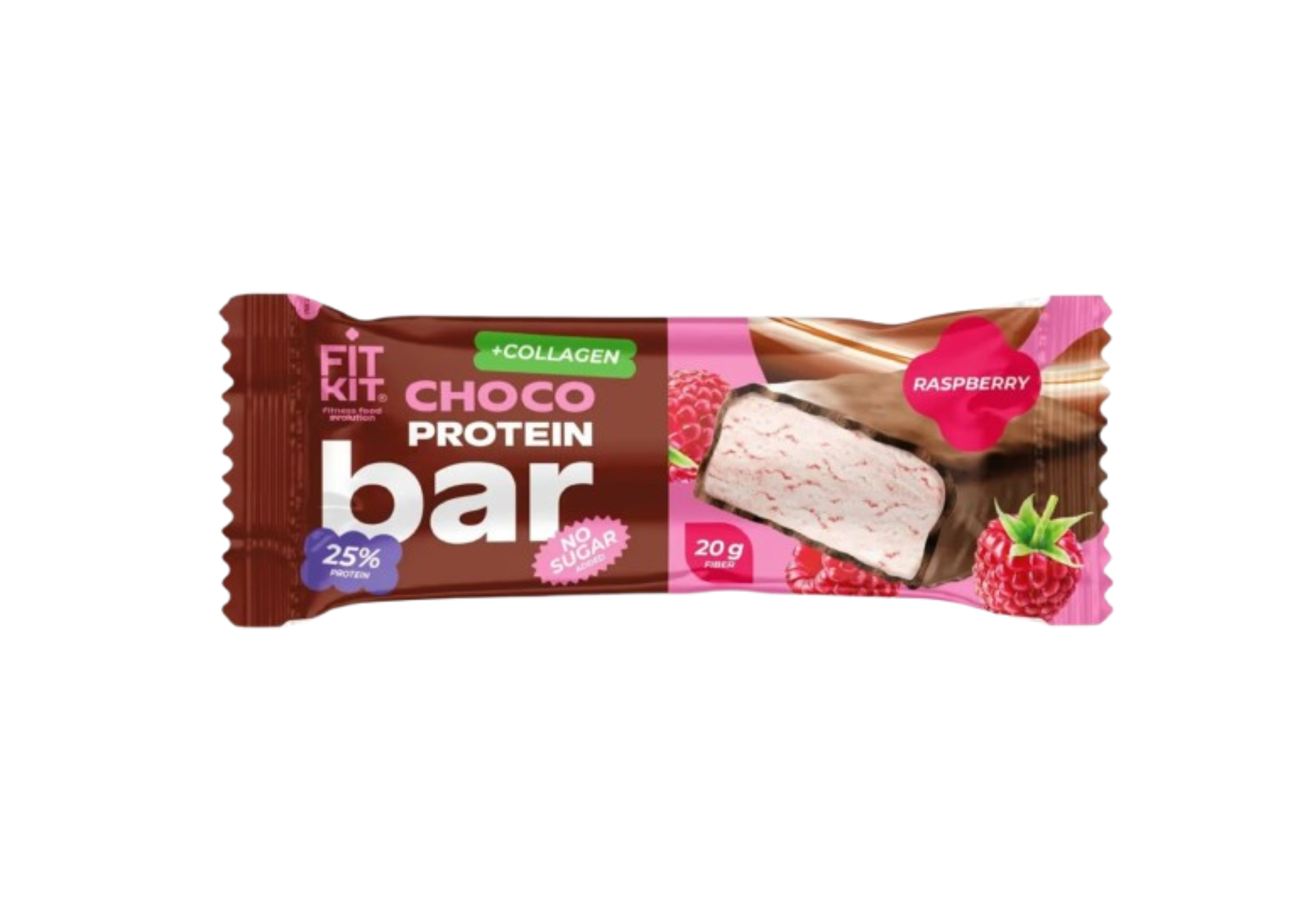 Proteinli batonçik(+kollagen), 60 qr. Fit Kit - Moruq