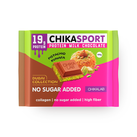 ChikaSport Surar Free Chocolate  100g - Püstə Künəfə