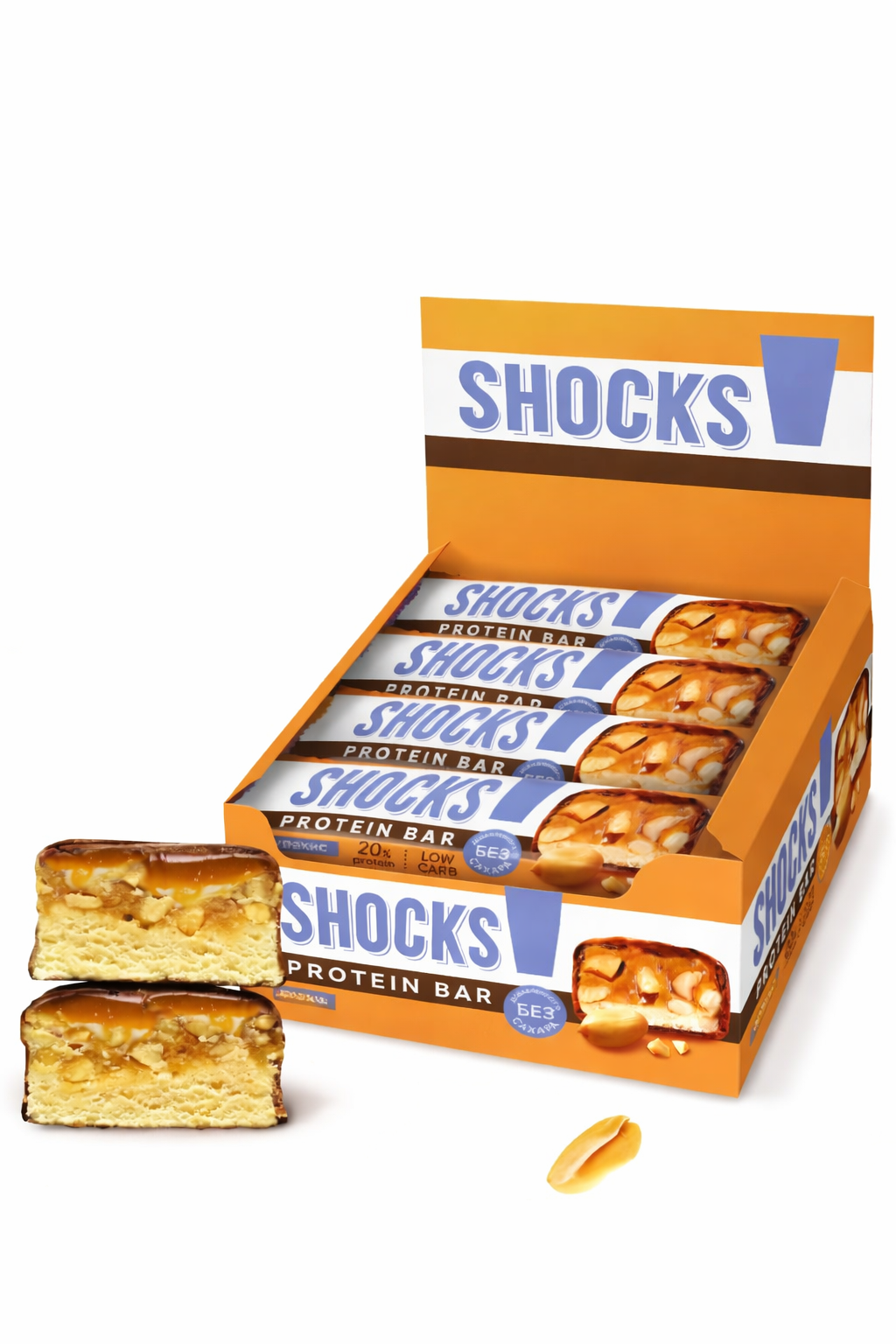 Shocks Protein Bar 50 g - Fıstıq