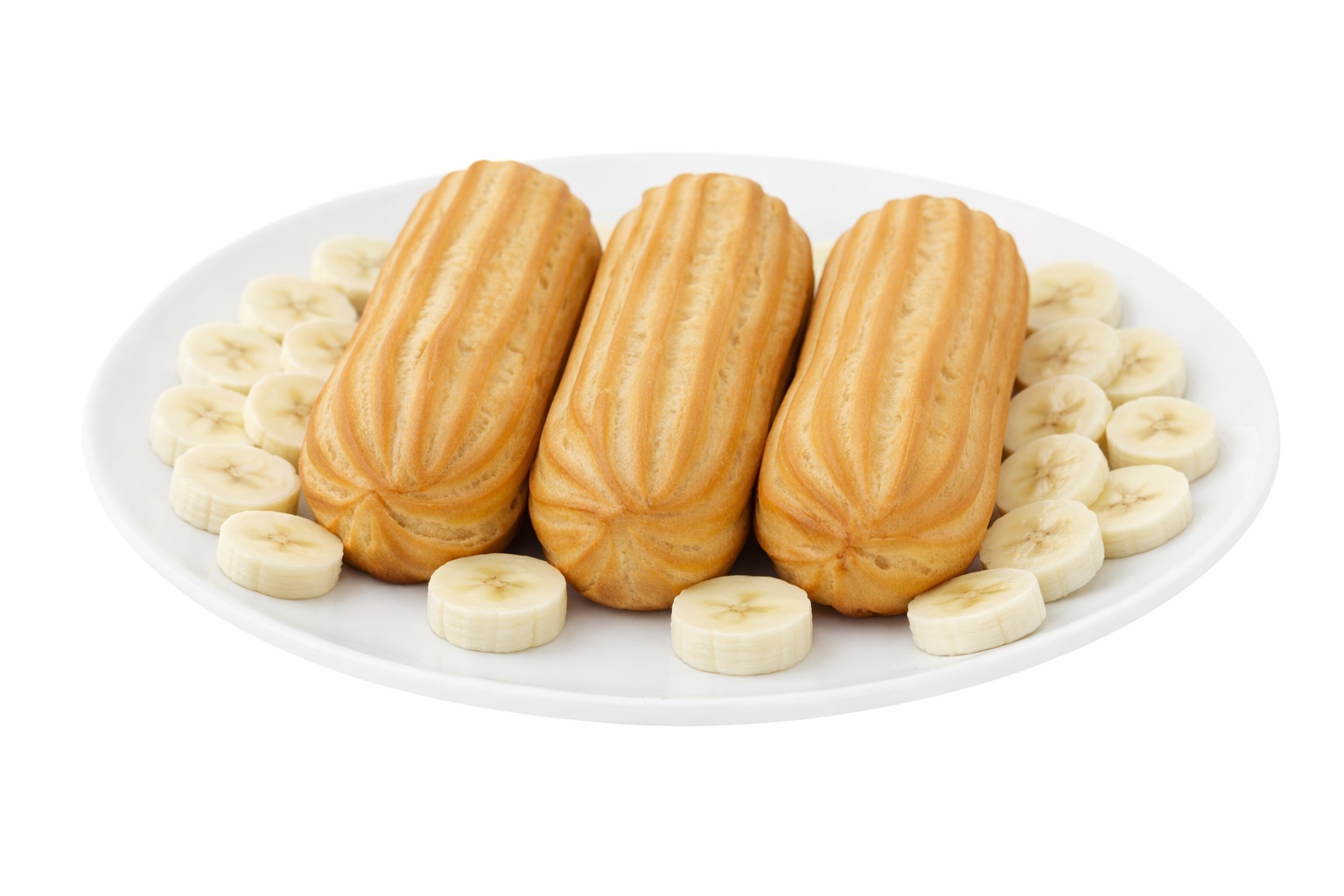 Big Éclair with Cottage Cheese Cream Filling 240g - Banan