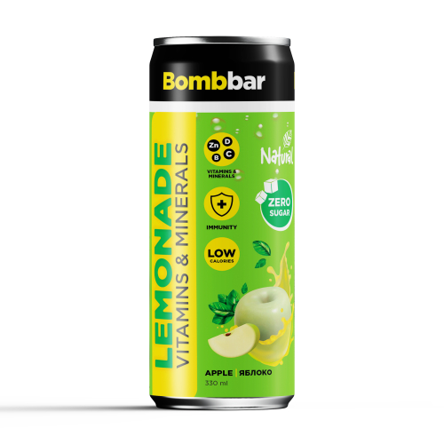 Лимонад витаминизированный 330 мл - Яблоко