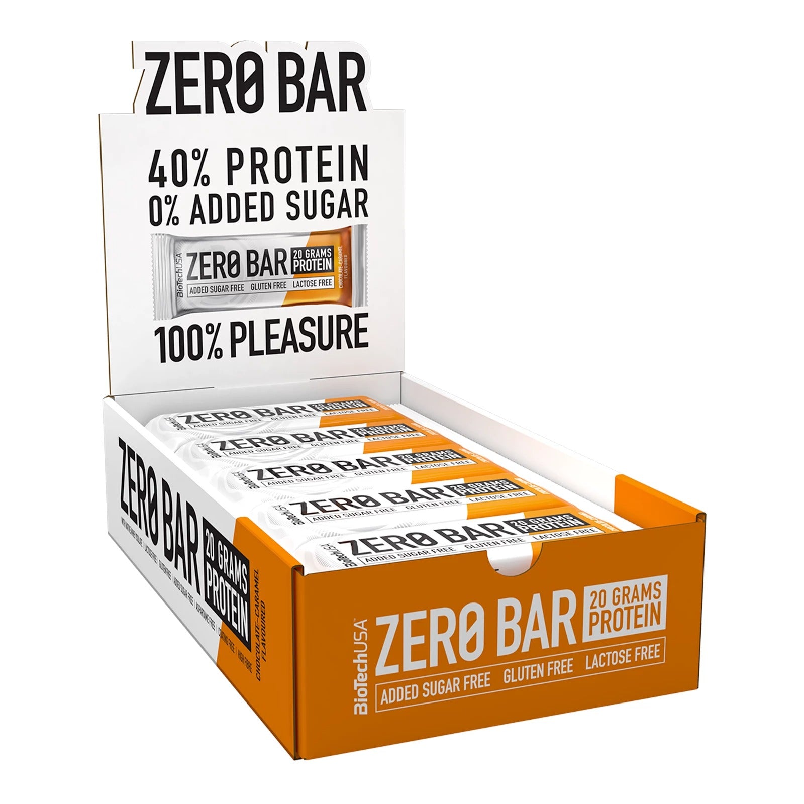Biotech USA ZERO Protein Bar 50 g - Шоколад-карамель