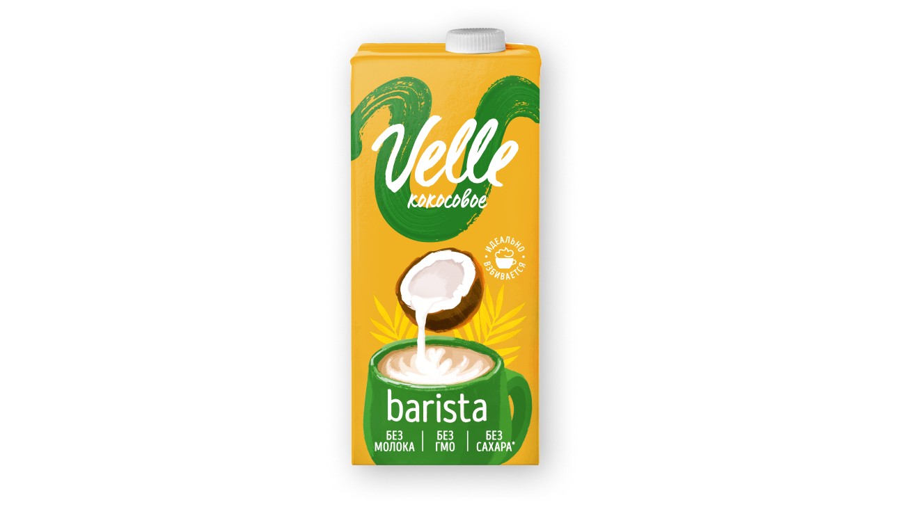 VELLE Растительное молоко BARISTA 1 Л - Кокосовое