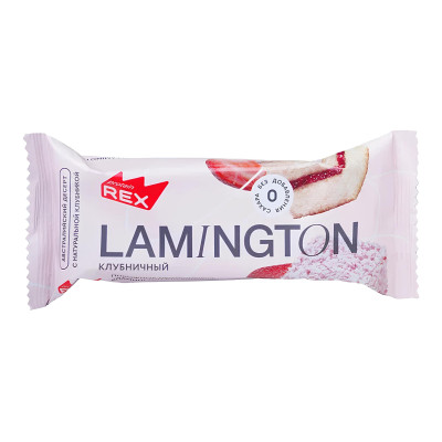 Protein Rex Lamington 50 g - Çiyələk