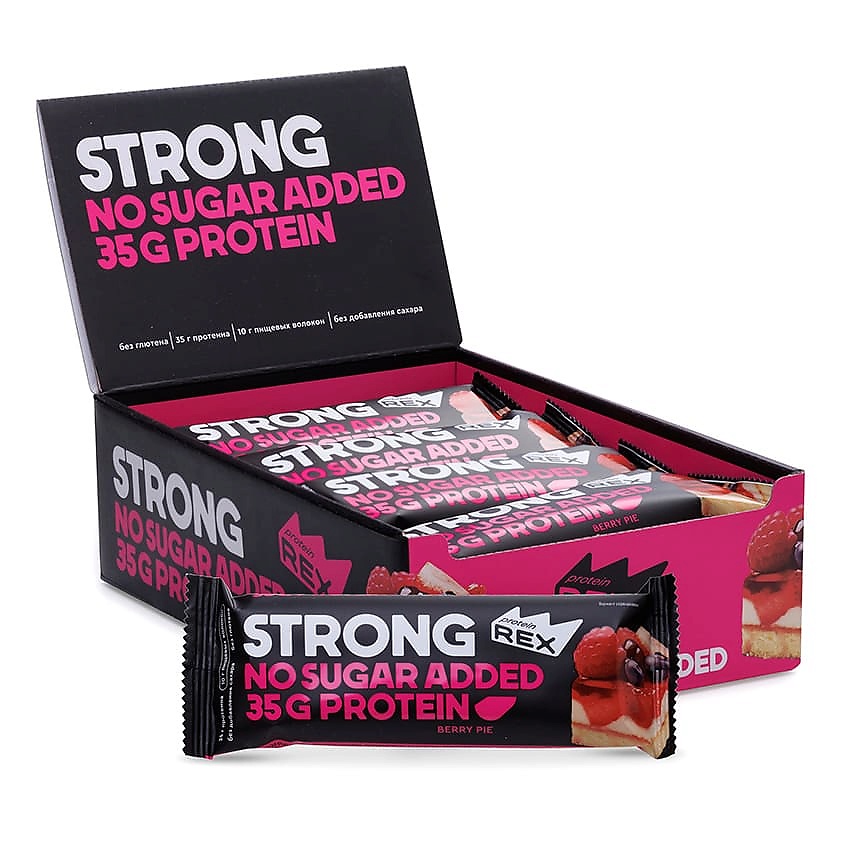 Protein Rex STRONG  ( 35 g Protein) 100g. - Малиновый пирог